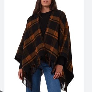 Gerard Darel - Bonnie Plaid Poncho